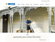 Tablet Screenshot of allenmoving.com.au